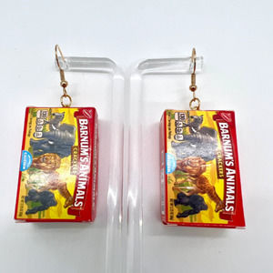 Animal Cracker Box Earrings - Mini Brands Earrings - Teacher Earrings